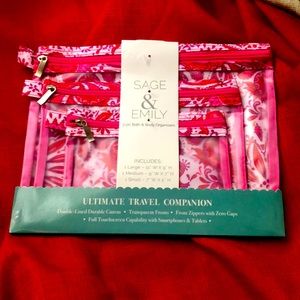 Sage & Emily 3pc Bath & Body Organizers